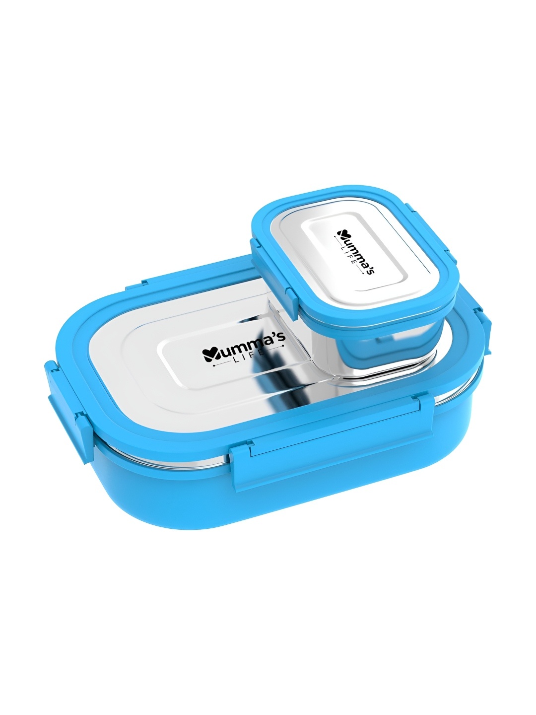 

Mumma's Life Blue 2019 Stainless Steel Easy to Clean Lunch Box