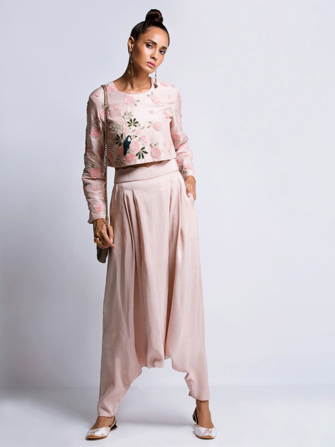 

Payal Singhal Floral Print Top, Pink