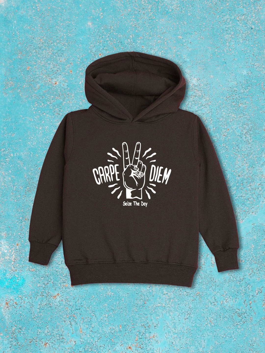 

NUSYL Boys Hooded Sweatshirt, Brown