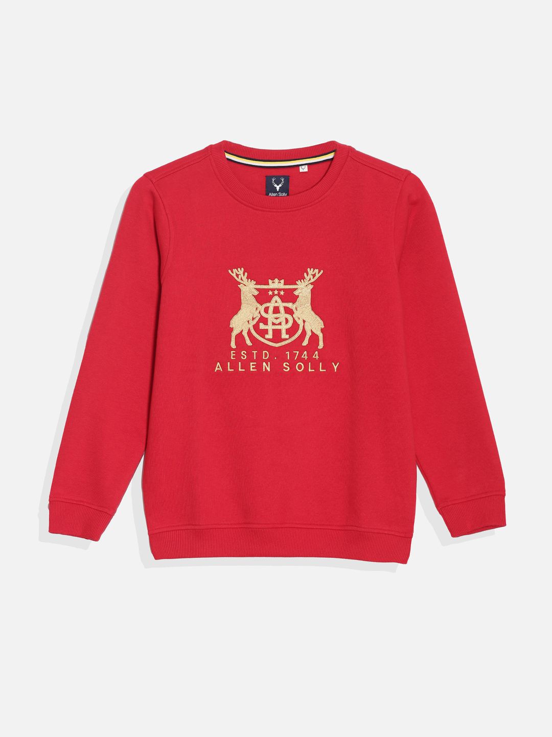 

Allen Solly Junior Boys Printed Sweatshirt, Red