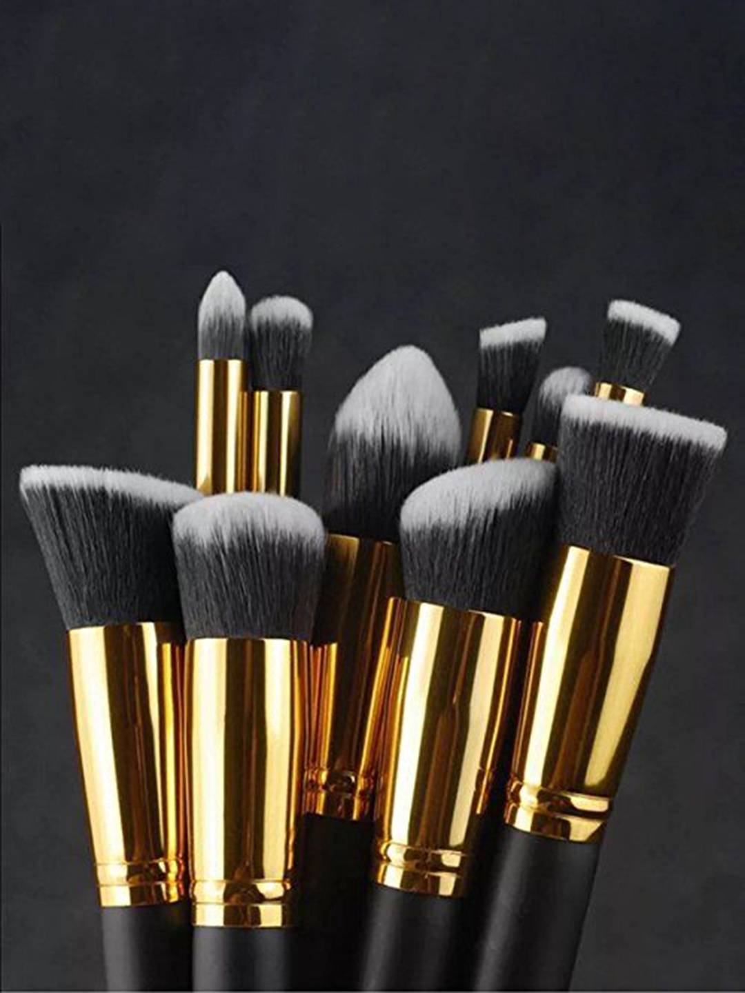

FAVON Set Of 10 Professional Makeup Brush Set, Multi
