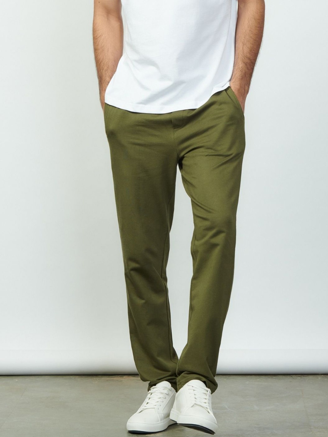 

Creatures of Habit Men Pima French Terry Pants, Green