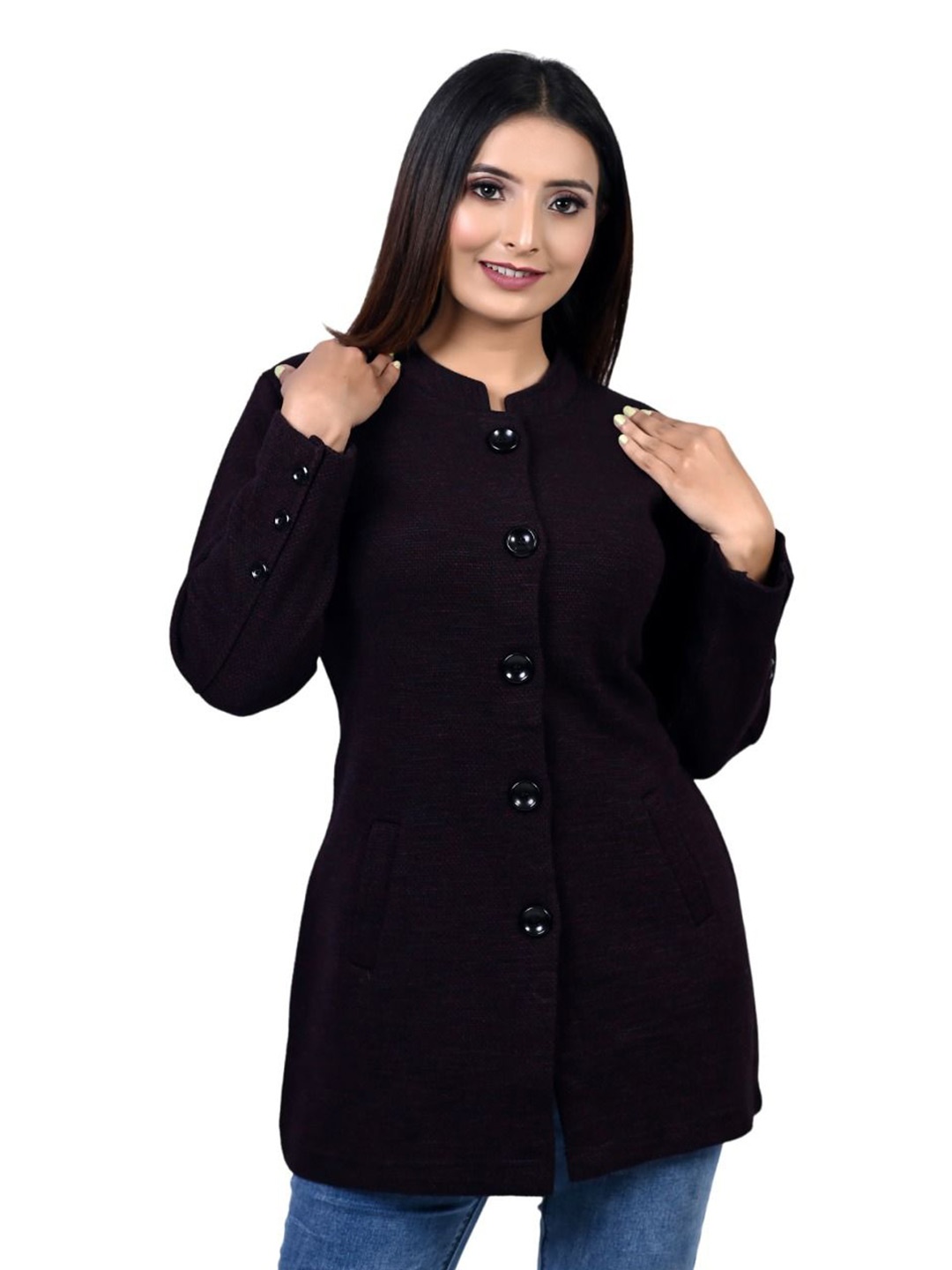 

TWENTY ME Women Cardigan, Maroon