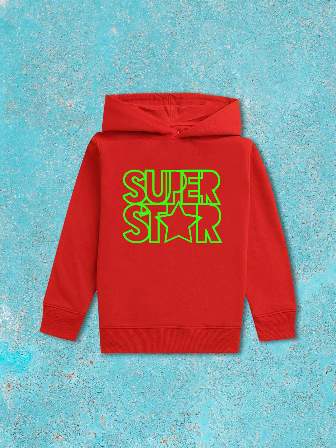 

NUSYL Boys Hooded Sweatshirt, Red
