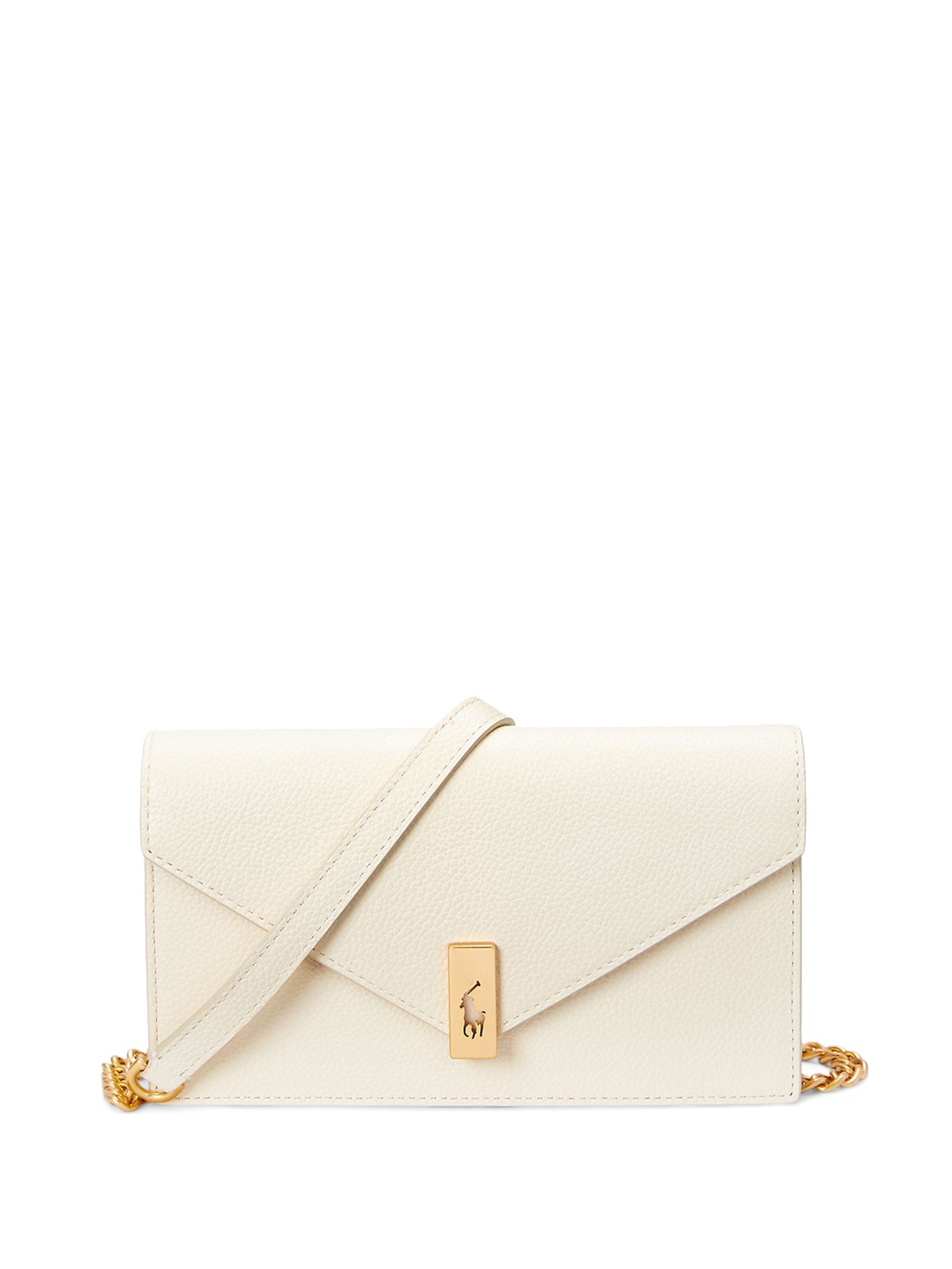 

Polo Ralph Lauren Polo ID Leather Chain Wallet & Bag, White