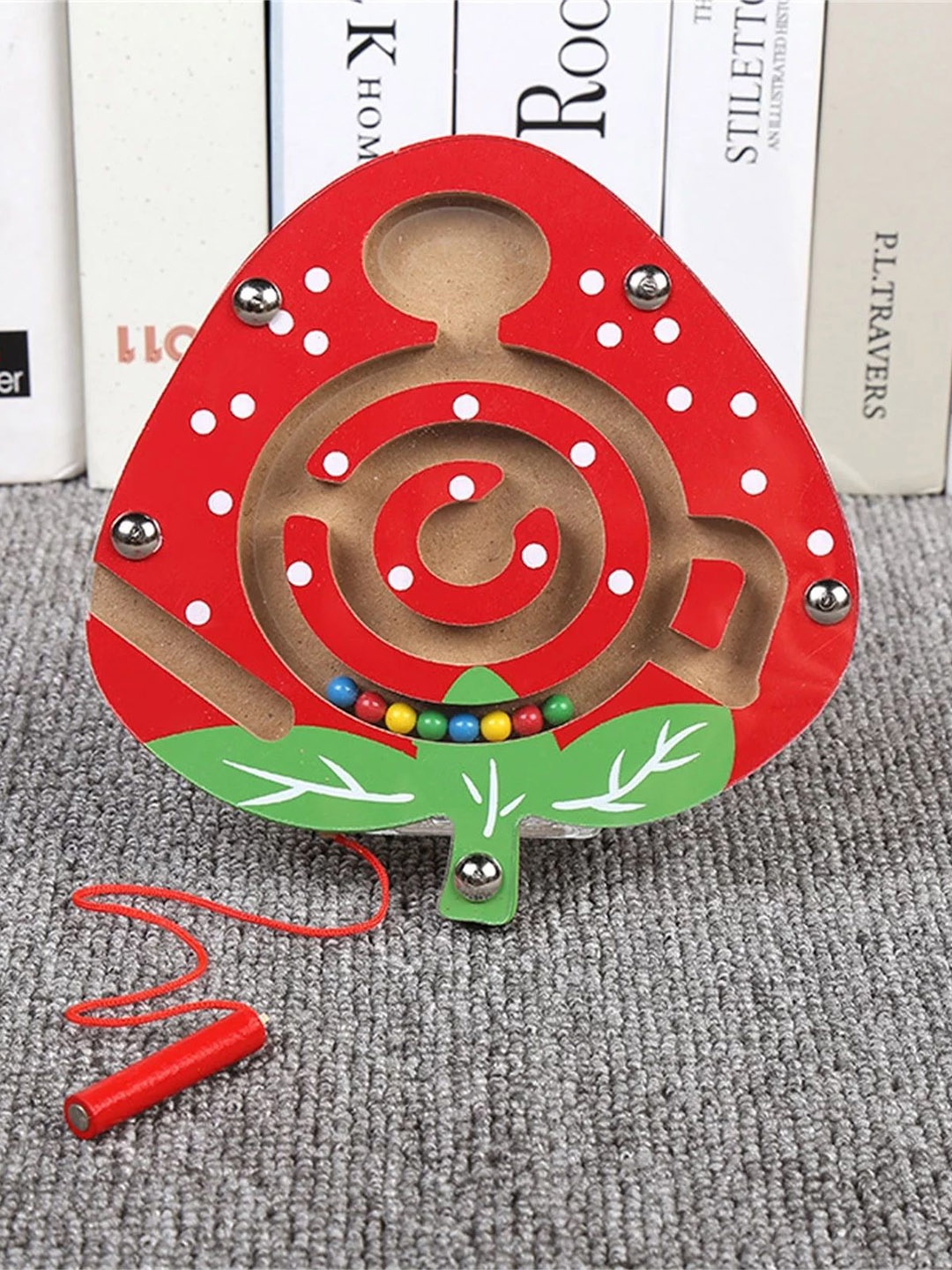 

BAESD BPA Free Skill Development Toy Learning and Development Toys, Red