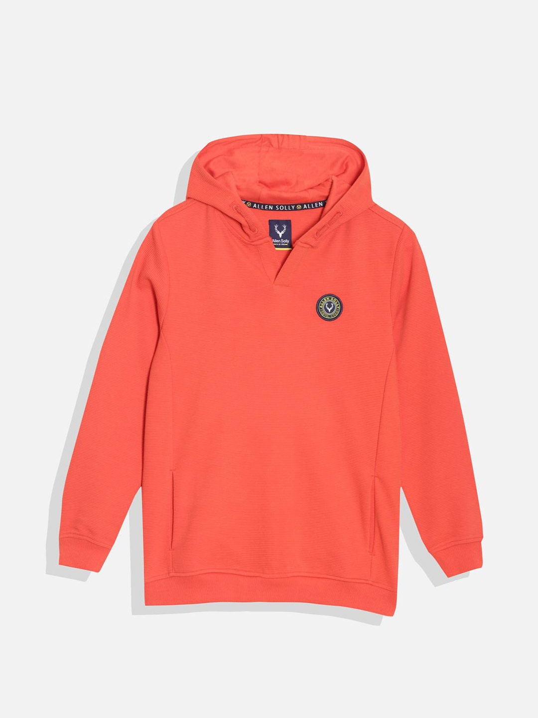 

Allen Solly Junior Boys Hooded Sweatshirt, Peach