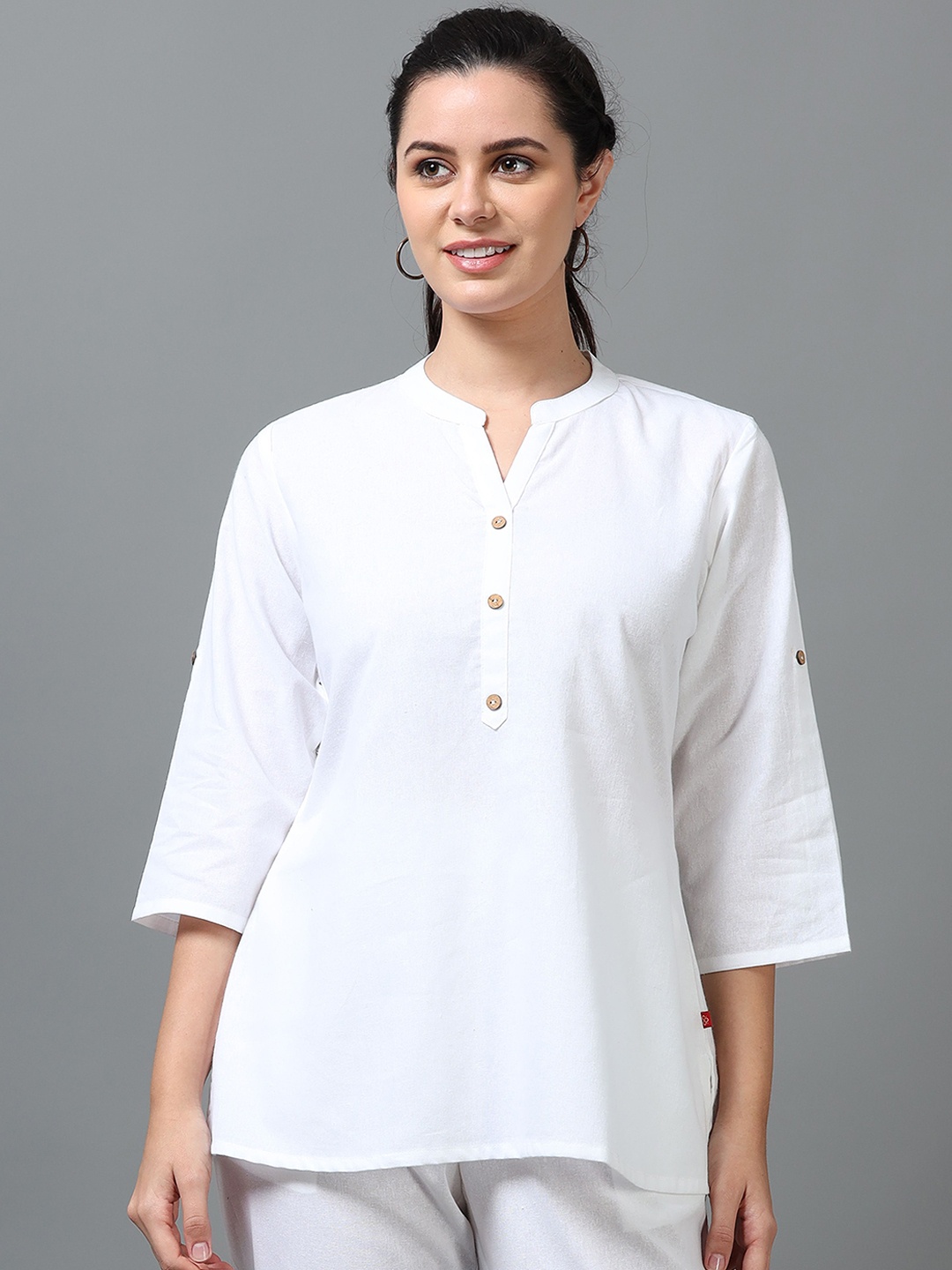 

Marcia Women Thread Work Kurta, White