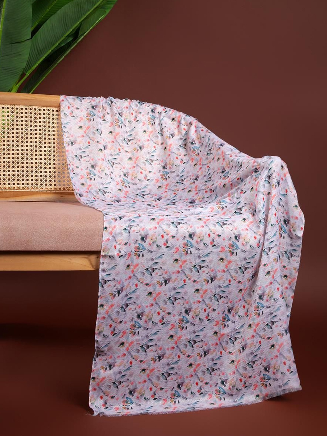 

J Style Women Printed Scarf, White