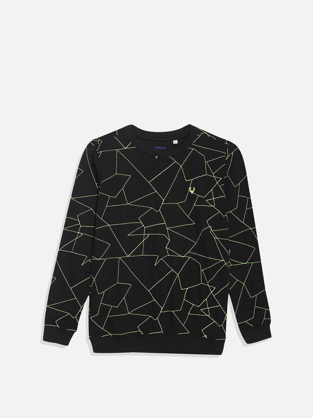 

Allen Solly Junior Boys Printed Sweatshirt, Black
