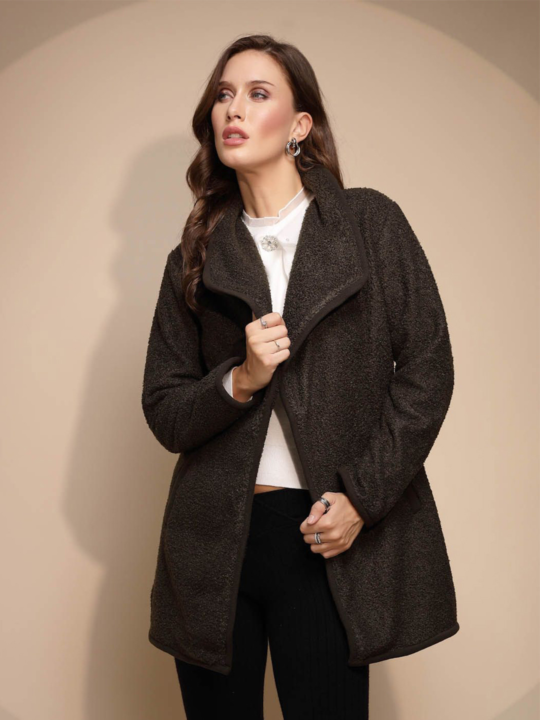 

Global Republic Long Sleeves Coat, Olive