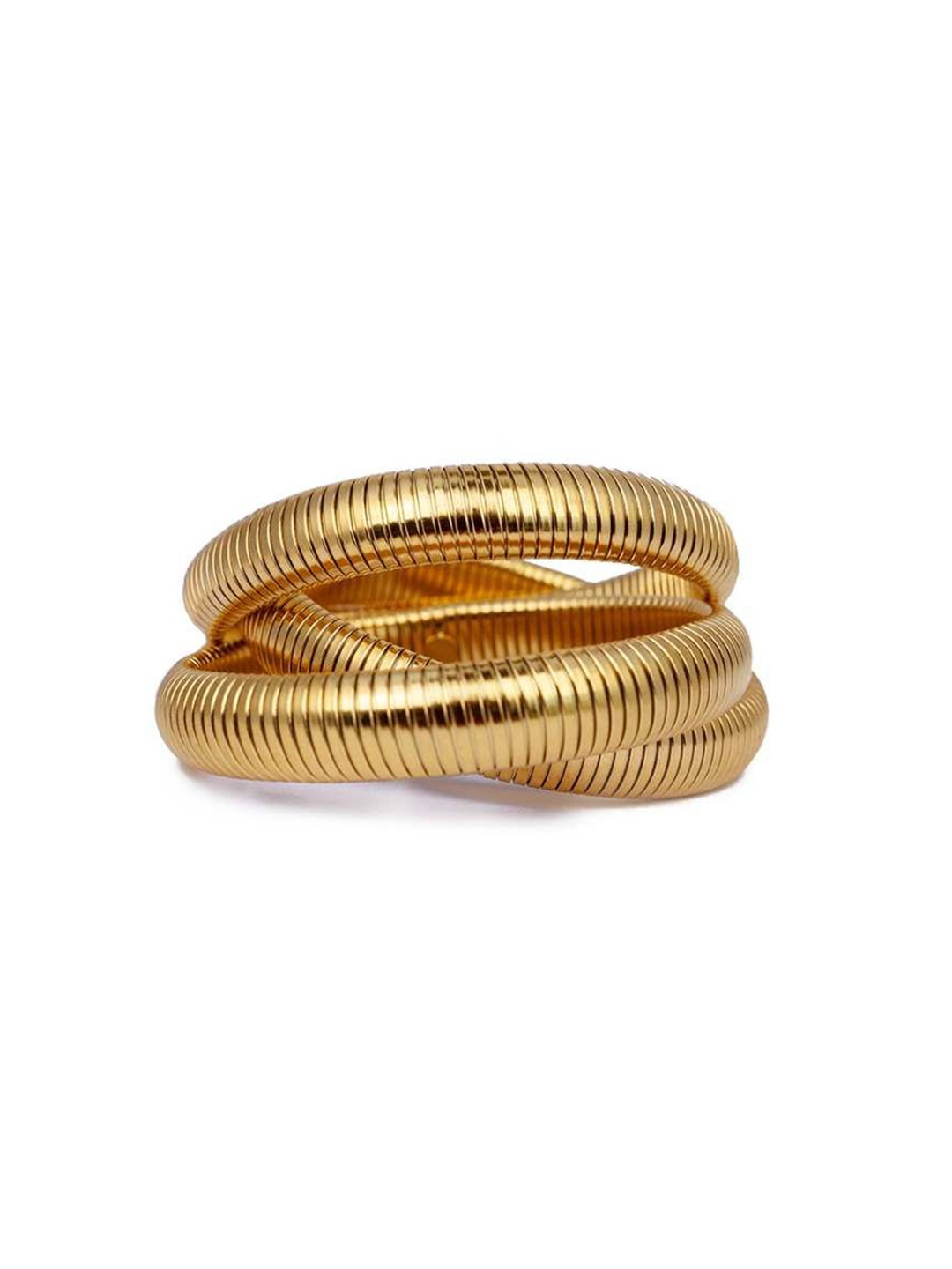 

Don't Call Me Princess Women Oxidised Gold-Plated Bangle-Style Bracelet