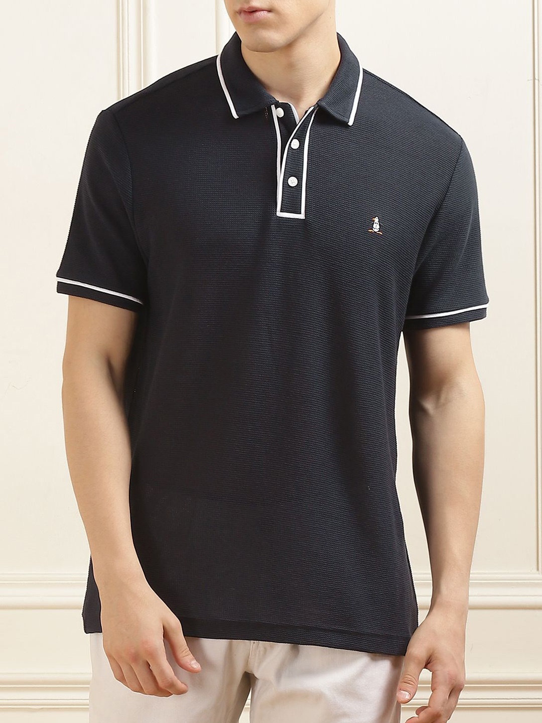 

Original Penguin Men Polo Collar T-shirt, Navy blue