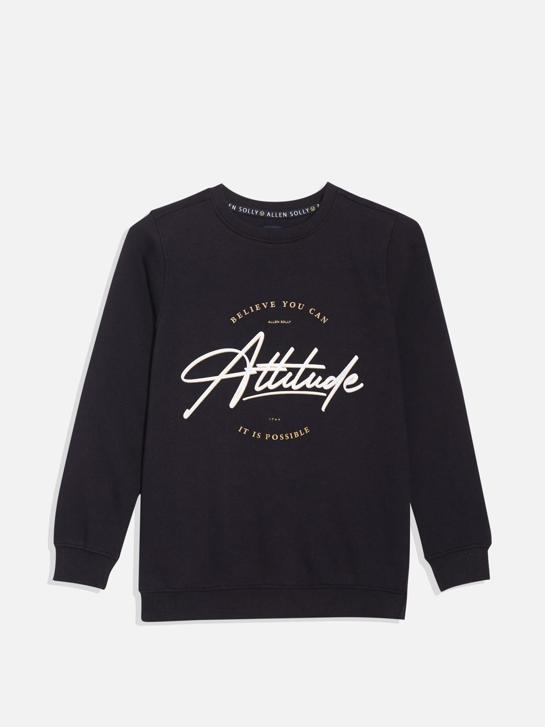 

Allen Solly Junior Boys Printed Sweatshirt, Navy blue