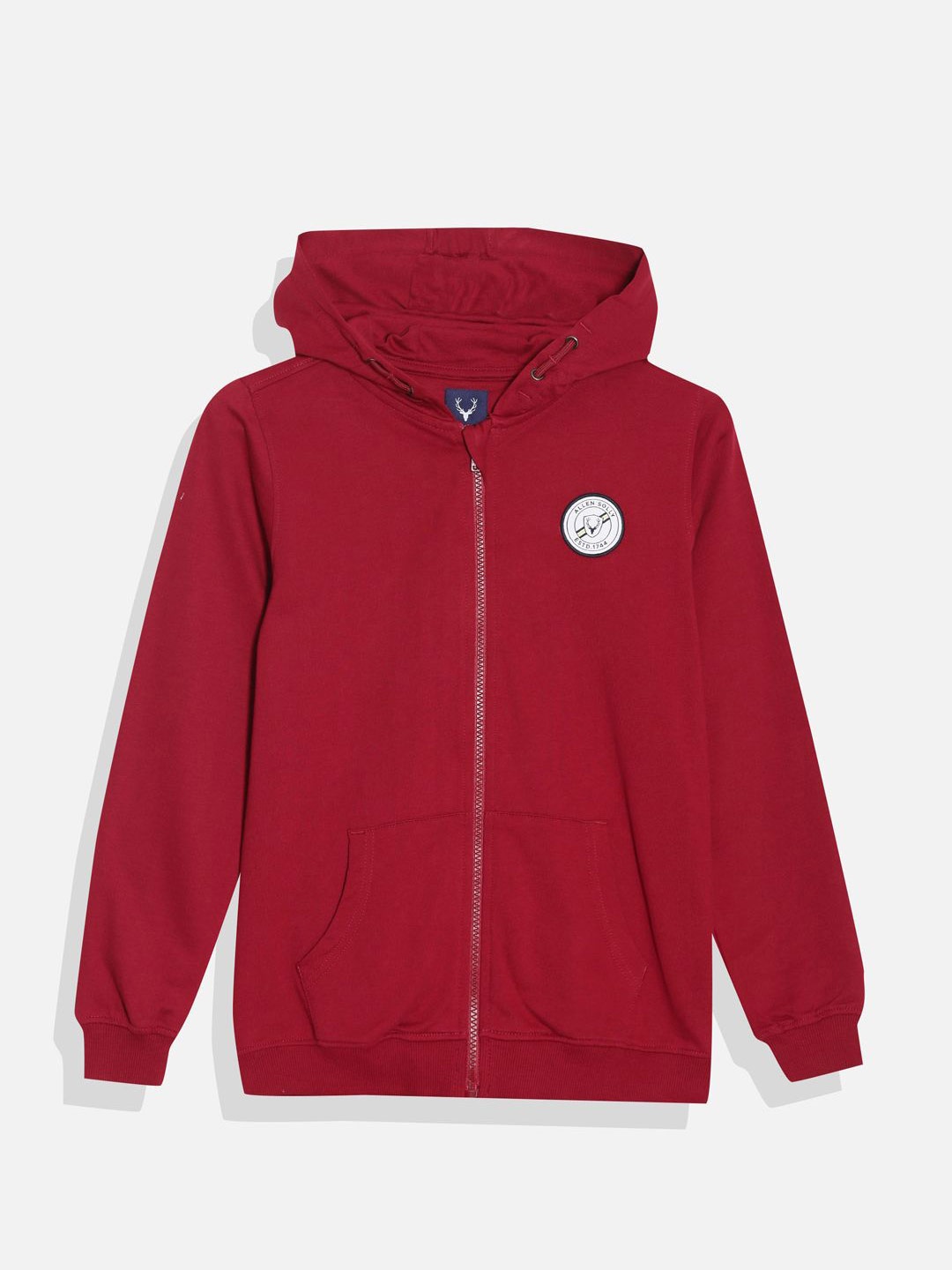 

Allen Solly Junior Boys Hooded Sweatshirt, Red