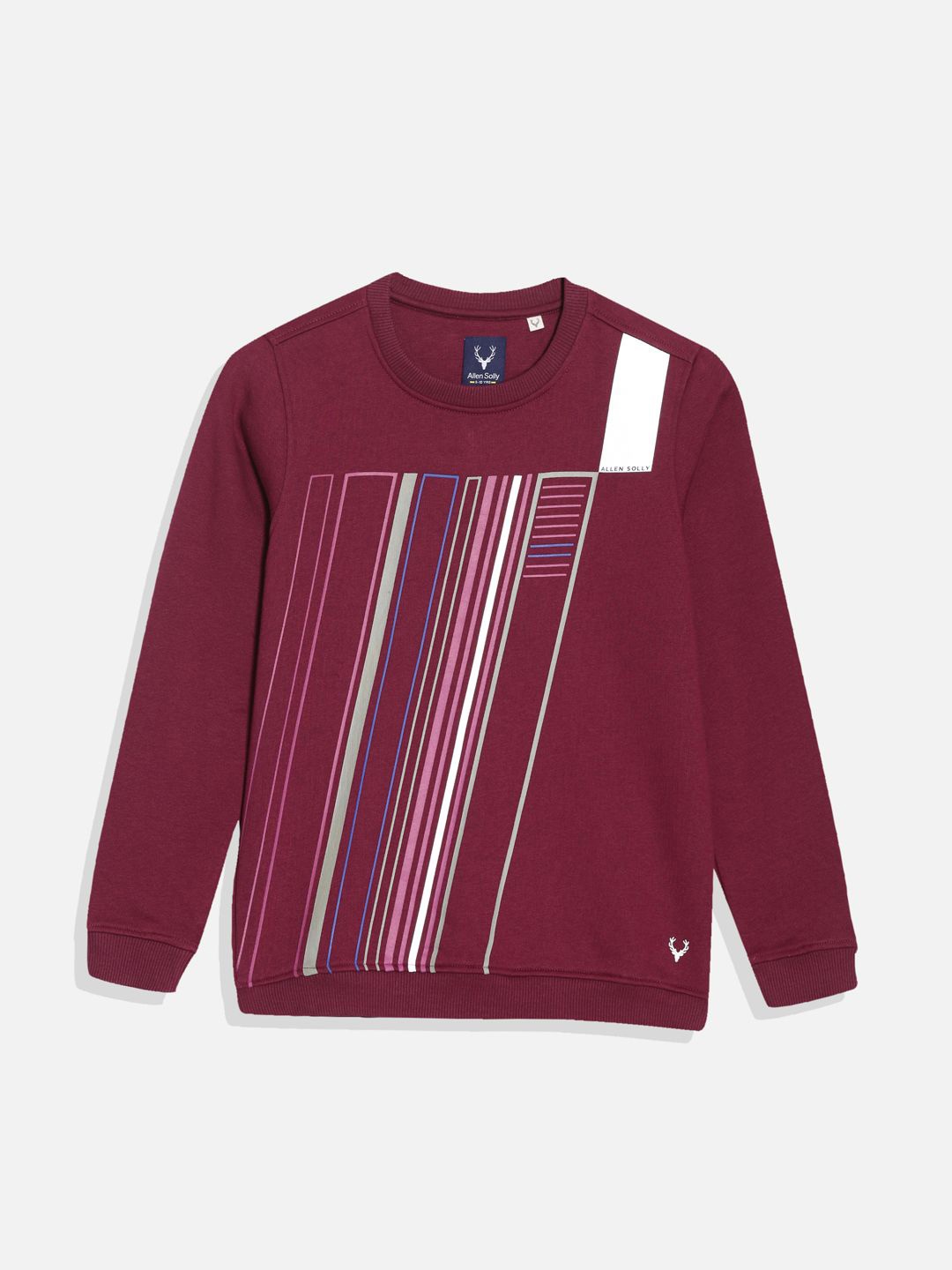 

Allen Solly Junior Boys Printed Sweatshirt, Maroon