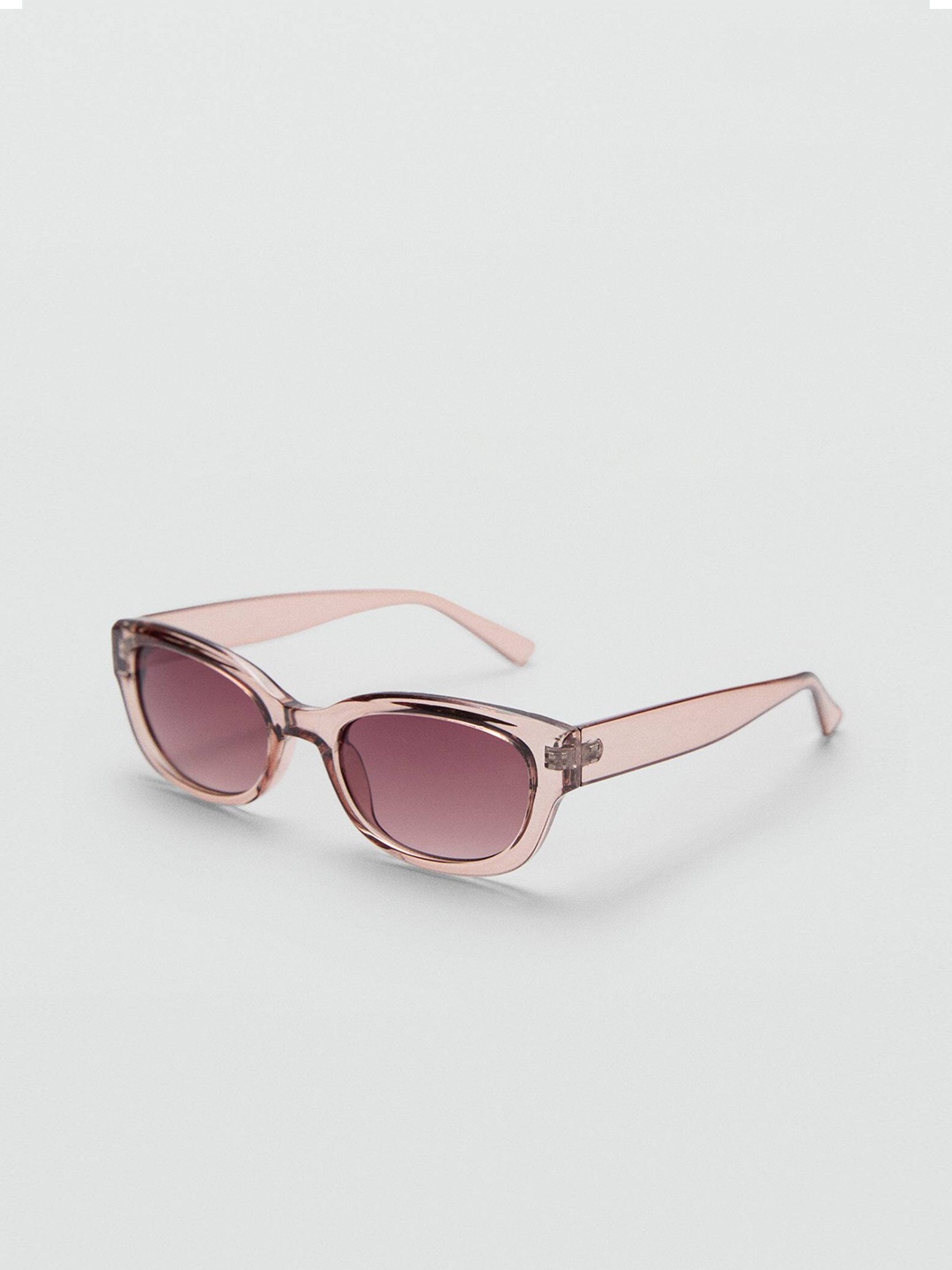 

MANGO Women Square Sunglasses with UV Protected Lens 77002545, Brown