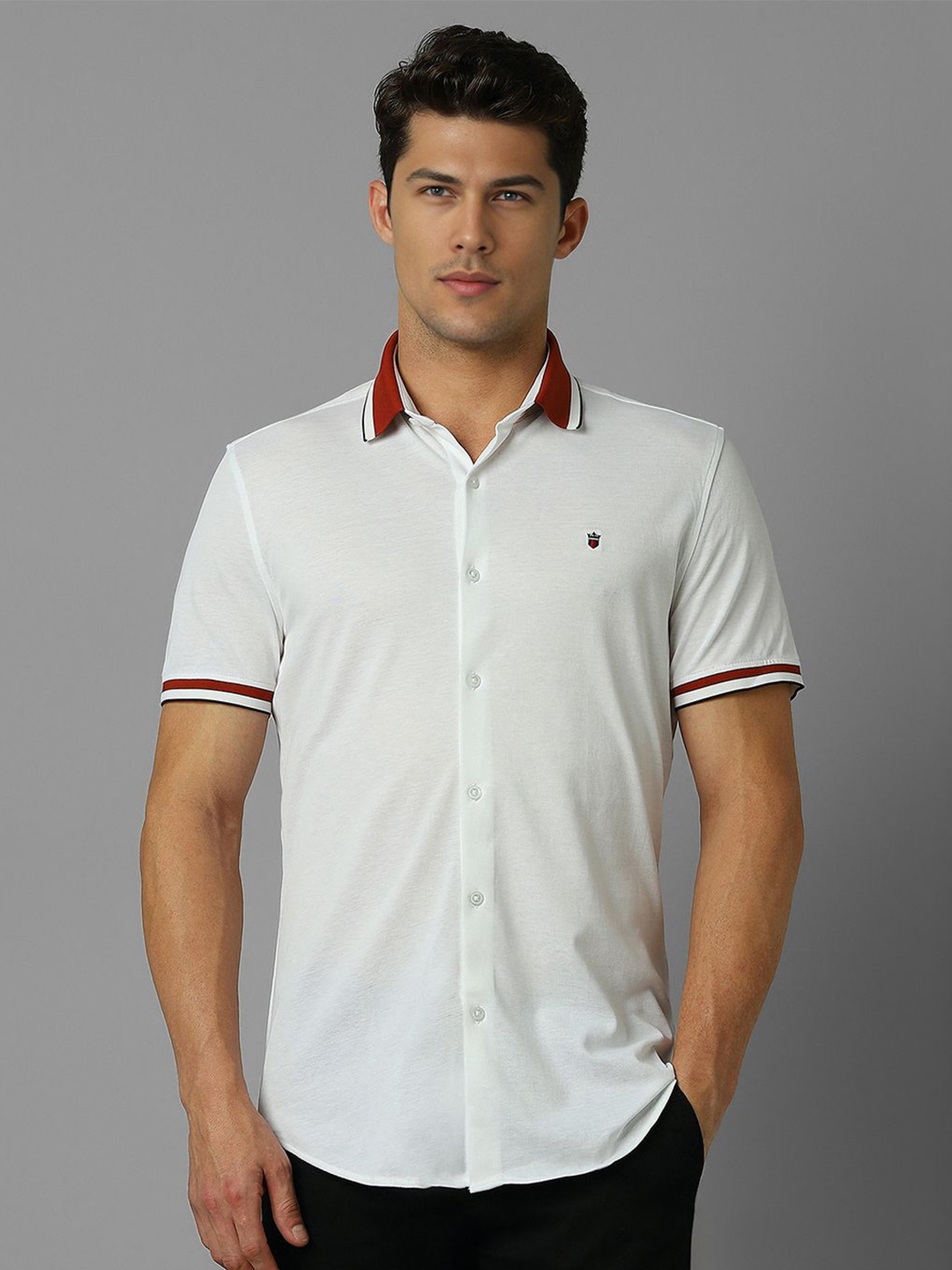 

Louis Philippe Sport Men Smart Opaque Casual Shirt, White