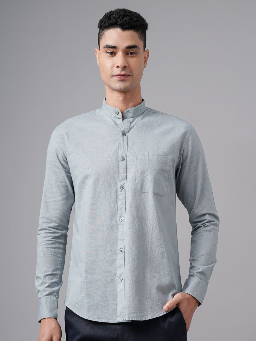 

PAUL STREET Men Standard Slim Fit Opaque Casual Shirt, Blue