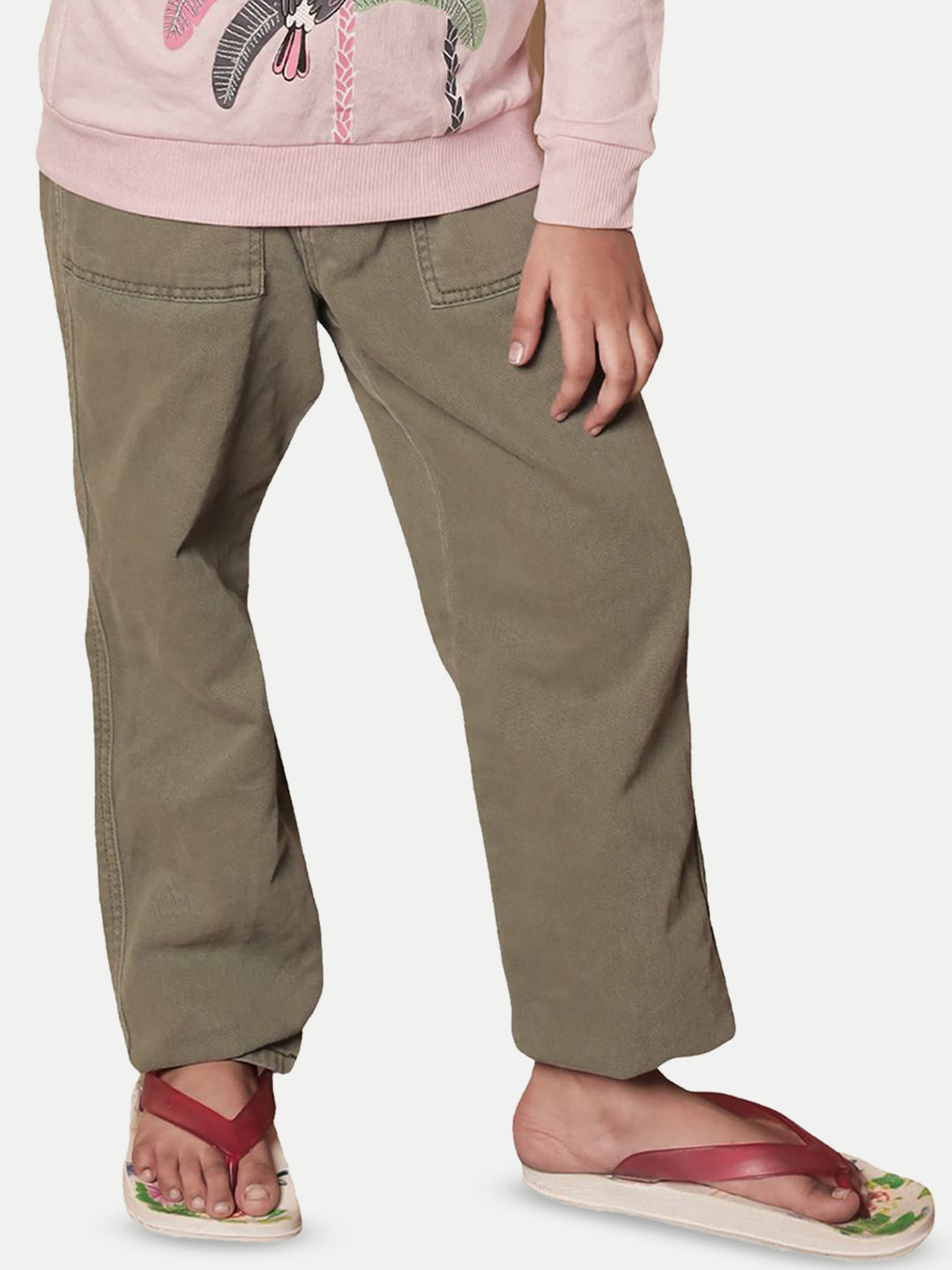 

BAESD Girls Original Chinos Trousers, Green