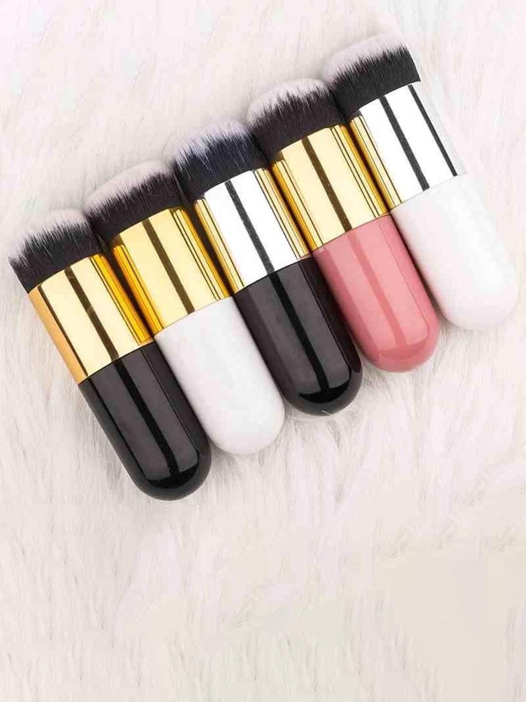 

FAVON Foundation/ Blush Brush With Makeup Blender, Multi