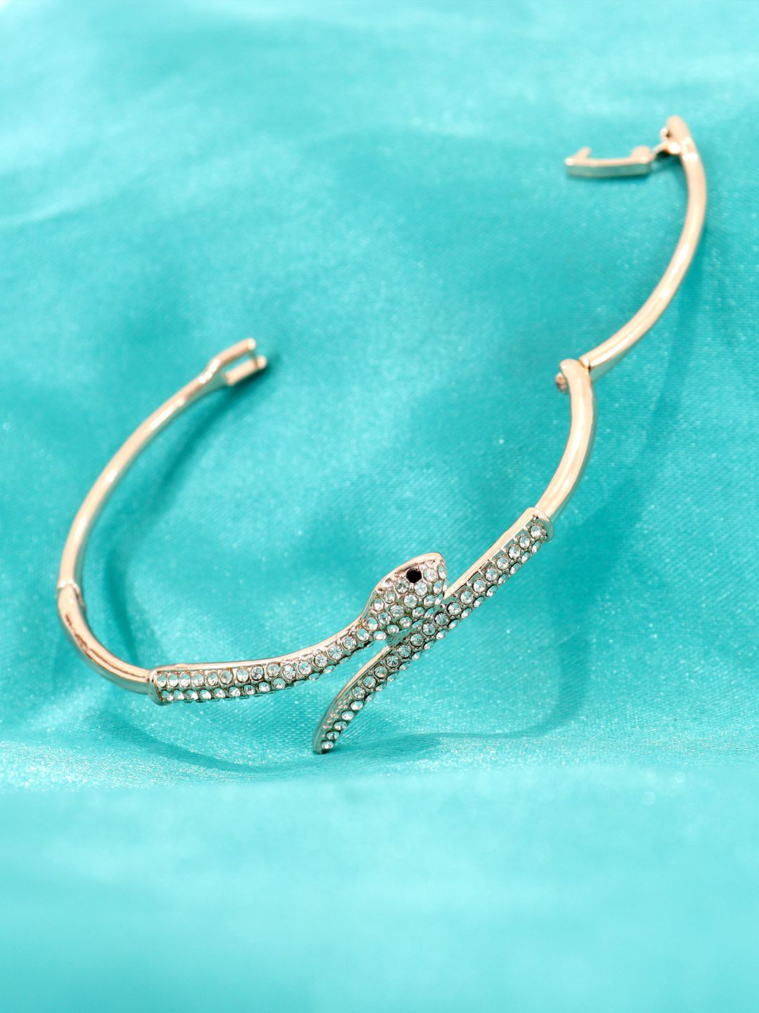 

Krelin Women Antique Rose Gold-Plated Bangle-Style Bracelet