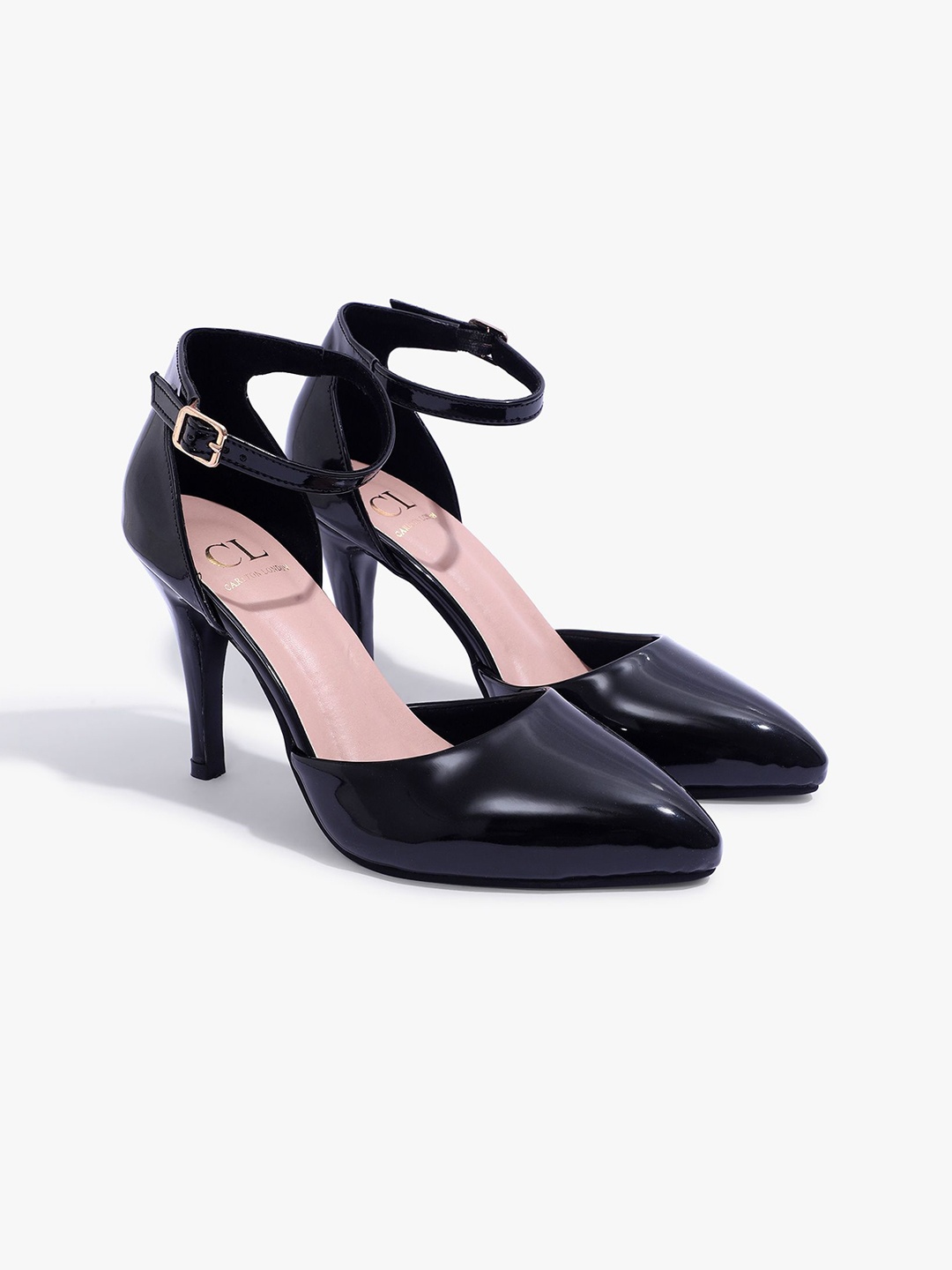 

Carlton London Women Pointed Toe Slim Heeled Pumps, Black