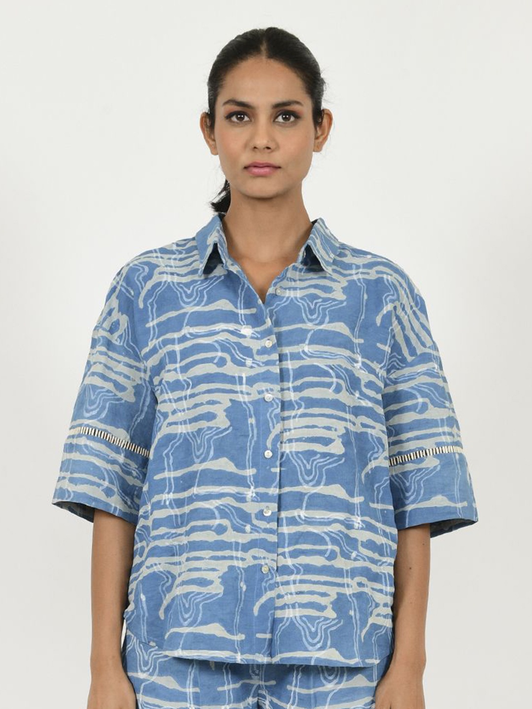 

Rias Jaipur Women Comfort Opaque Printed Casual Shirt, Multi