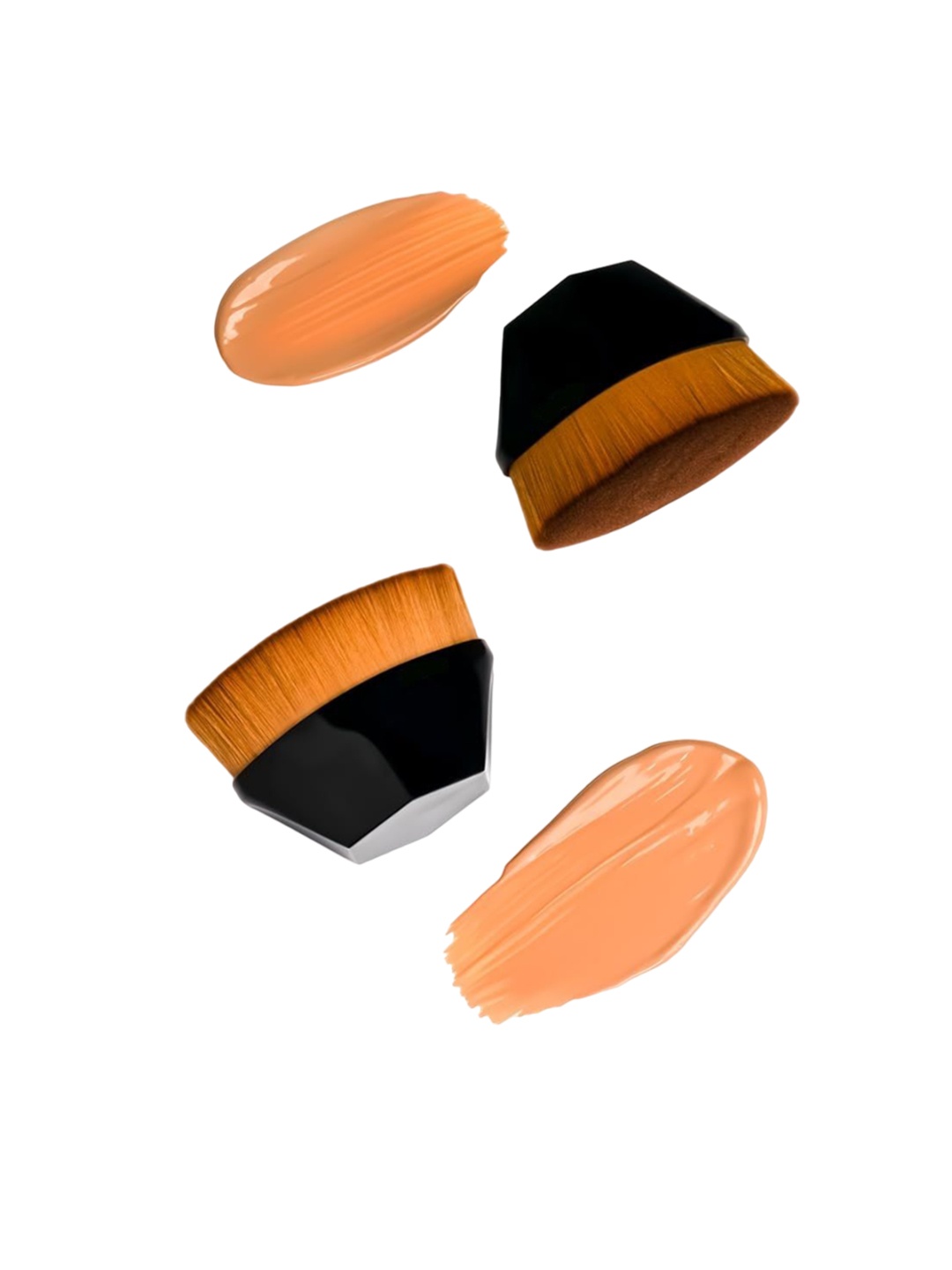 

FAVON Professional Foundation Blush & Makeup Brush, Black