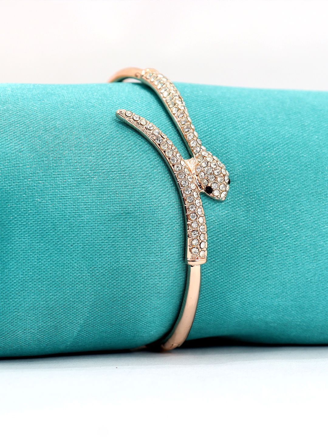 

Krelin Women Antique Rose Gold-Plated Bangle-Style Bracelet