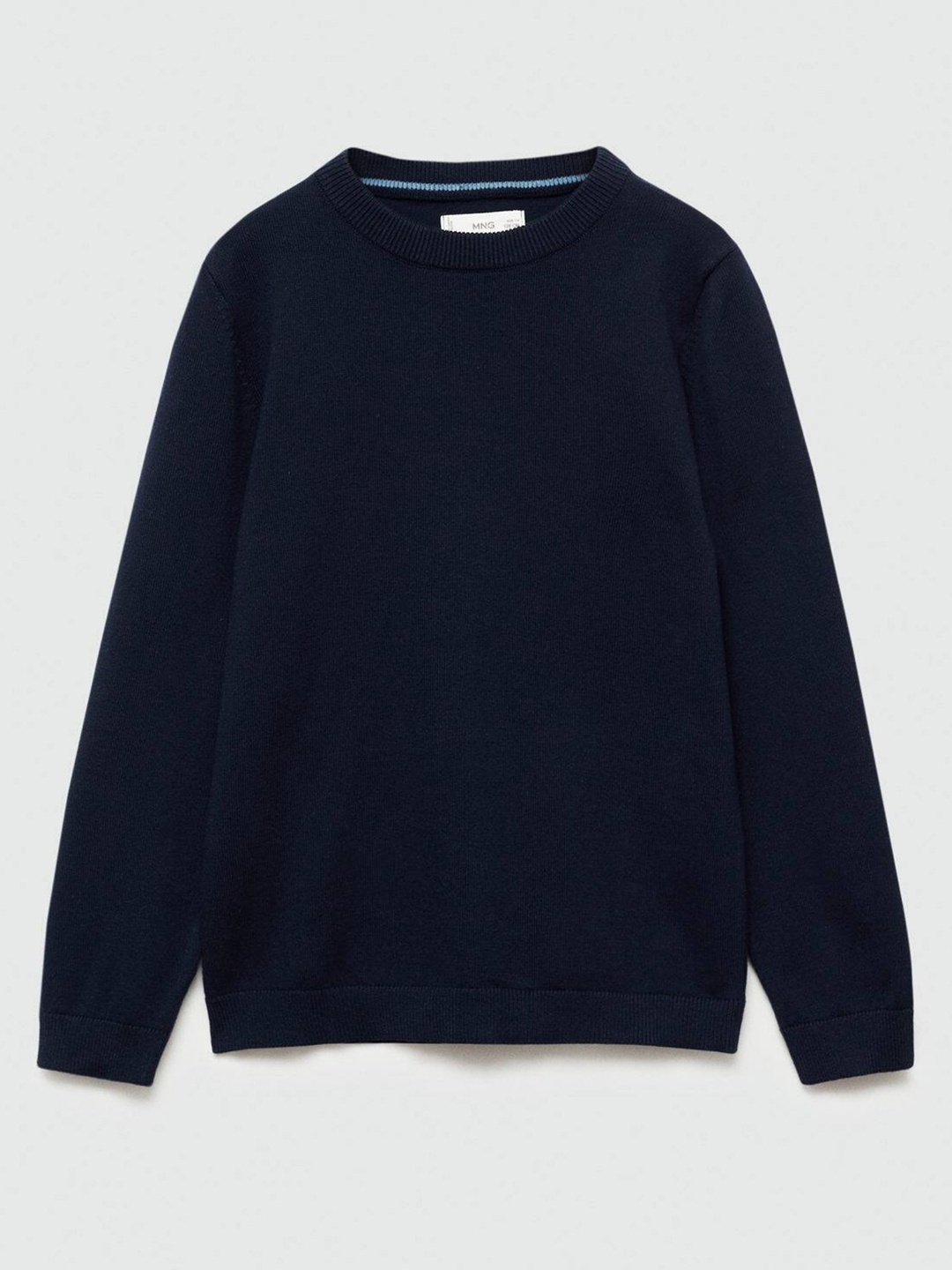 

Mango Kids Boys Round Neck Pullover, Navy blue