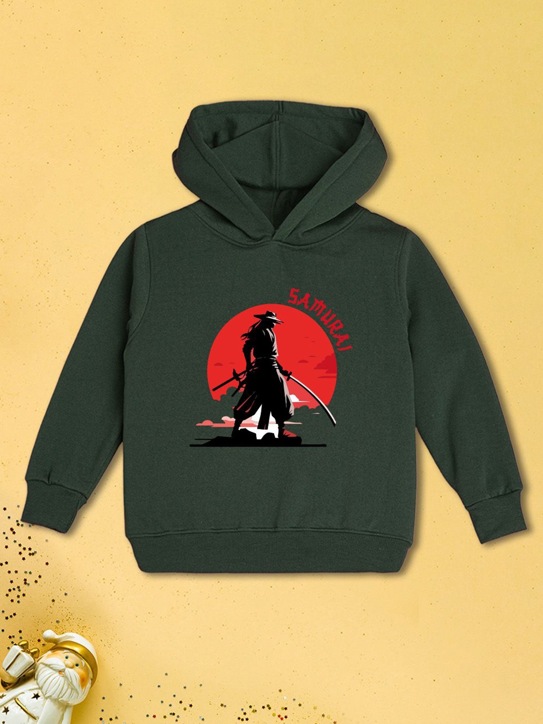 

NUSYL Boys Hooded Sweatshirt, Green