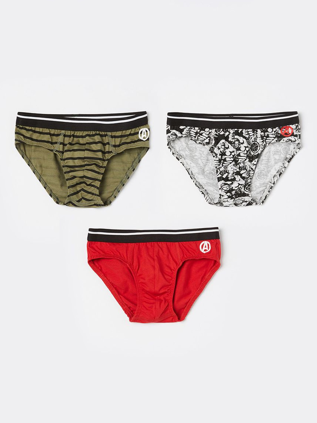 

Fame Forever by Lifestyle Boys Multi Disney-Marvel Briefs -000014040216-MULTI, Red