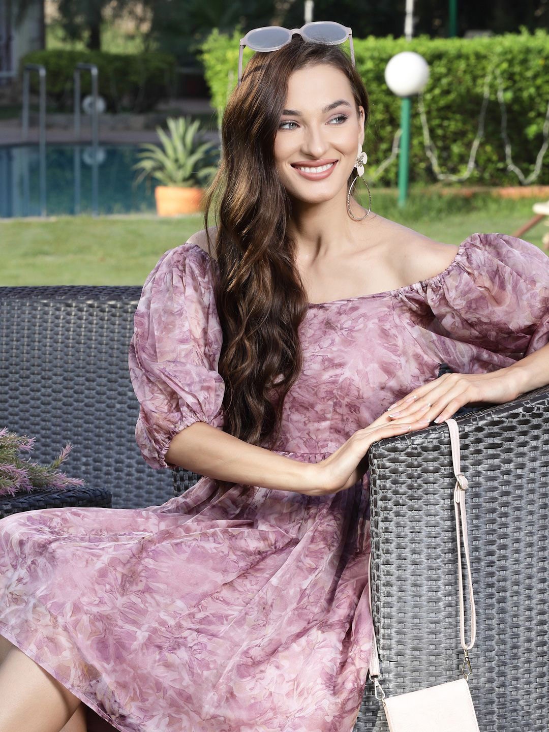 

Sera A-Line Dress, Mauve