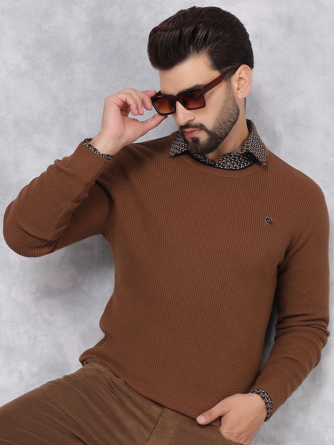 

Crimsoune Club Men Pullover, Brown