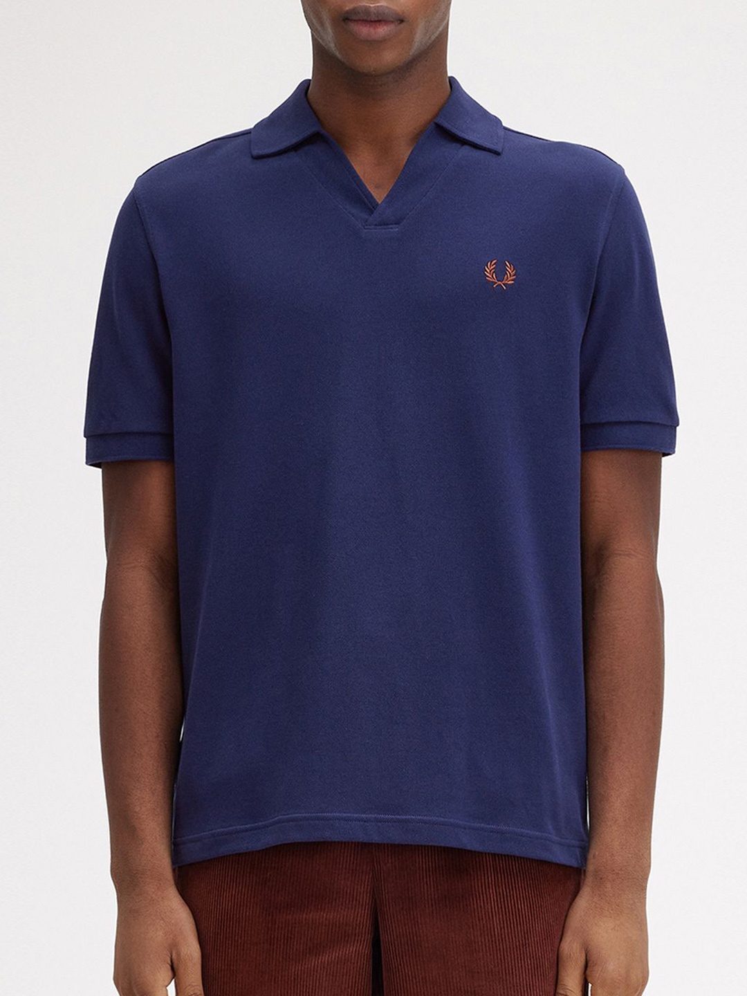 

Fred Perry Men Polo Collar T-shirt, Navy blue