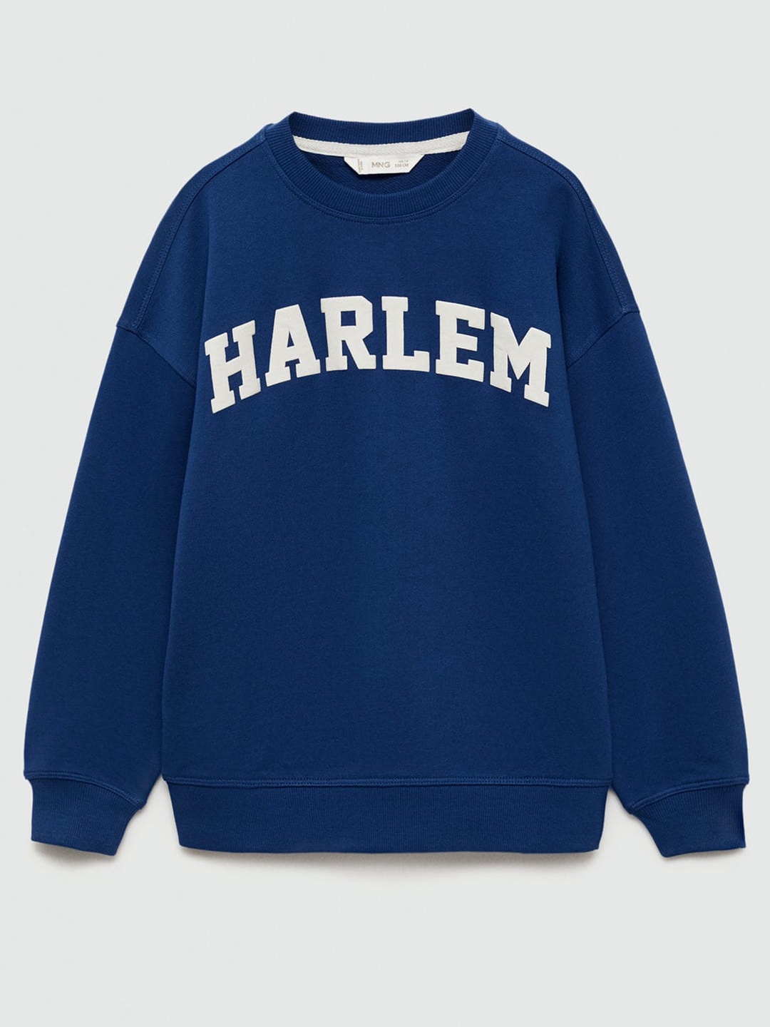 

Mango Kids Boys Pure Cotton Typography Printed Sweatshirt, Navy blue