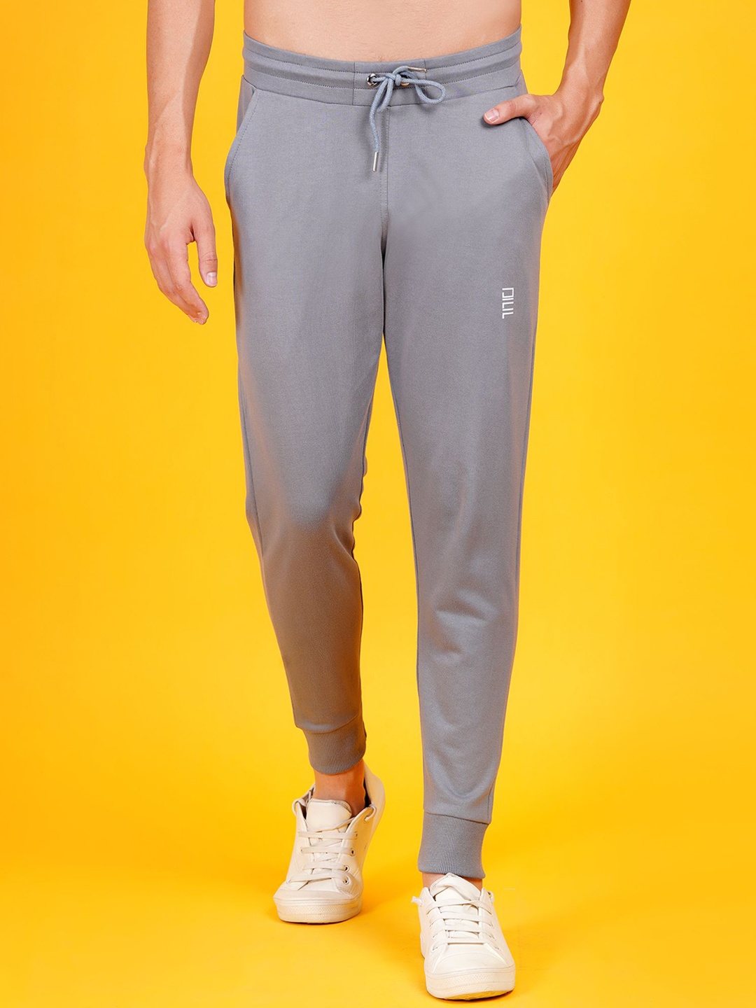 

DAFABFIT Men Mid-Rise Joggers, Grey