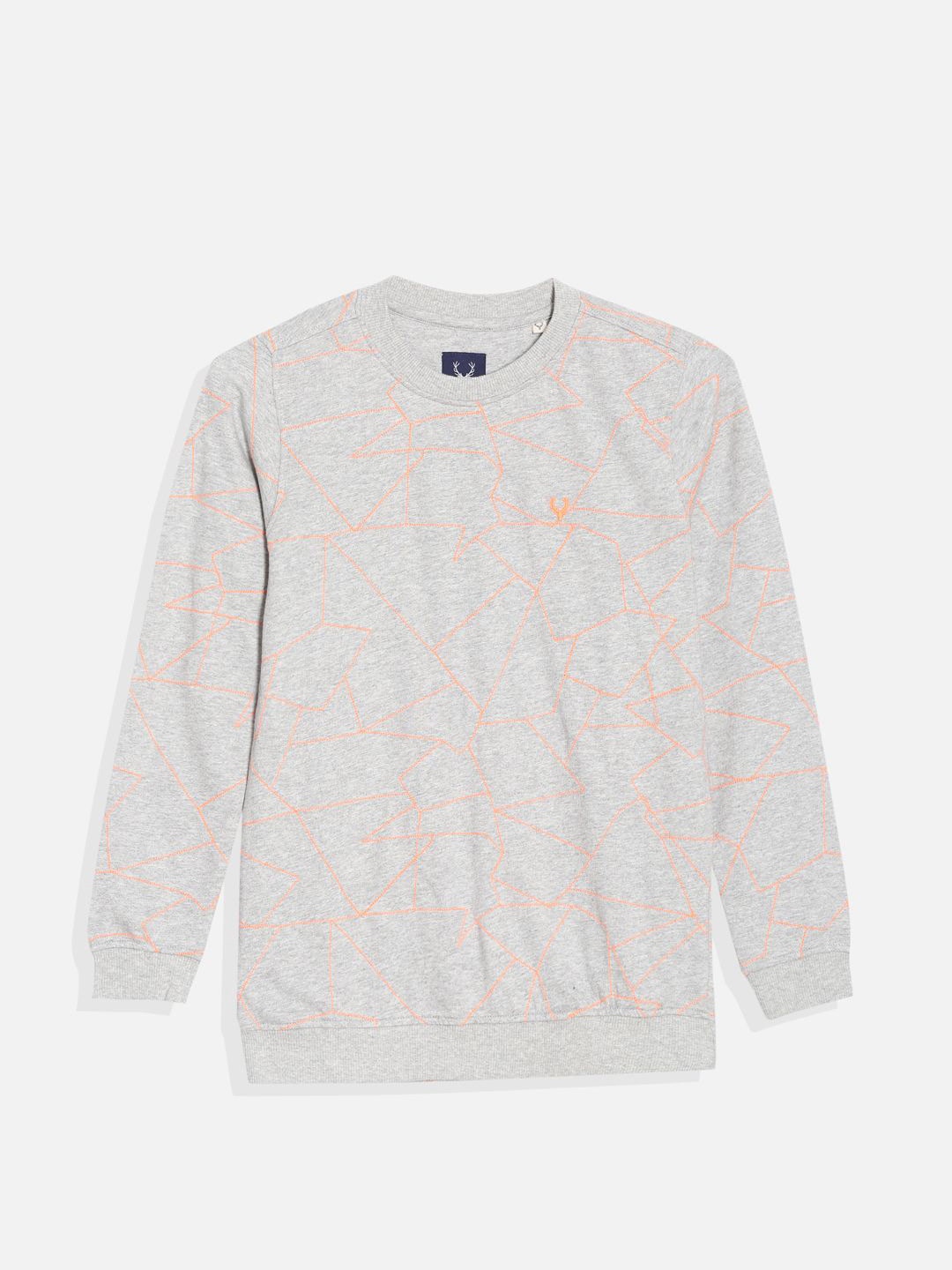 

Allen Solly Junior Boys Printed Sweatshirt, Grey