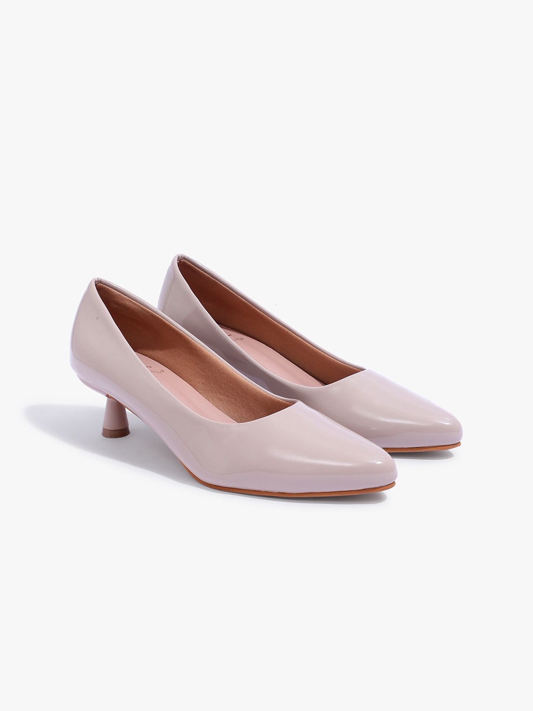 

Carlton London Kitten Heeled Pumps, Beige
