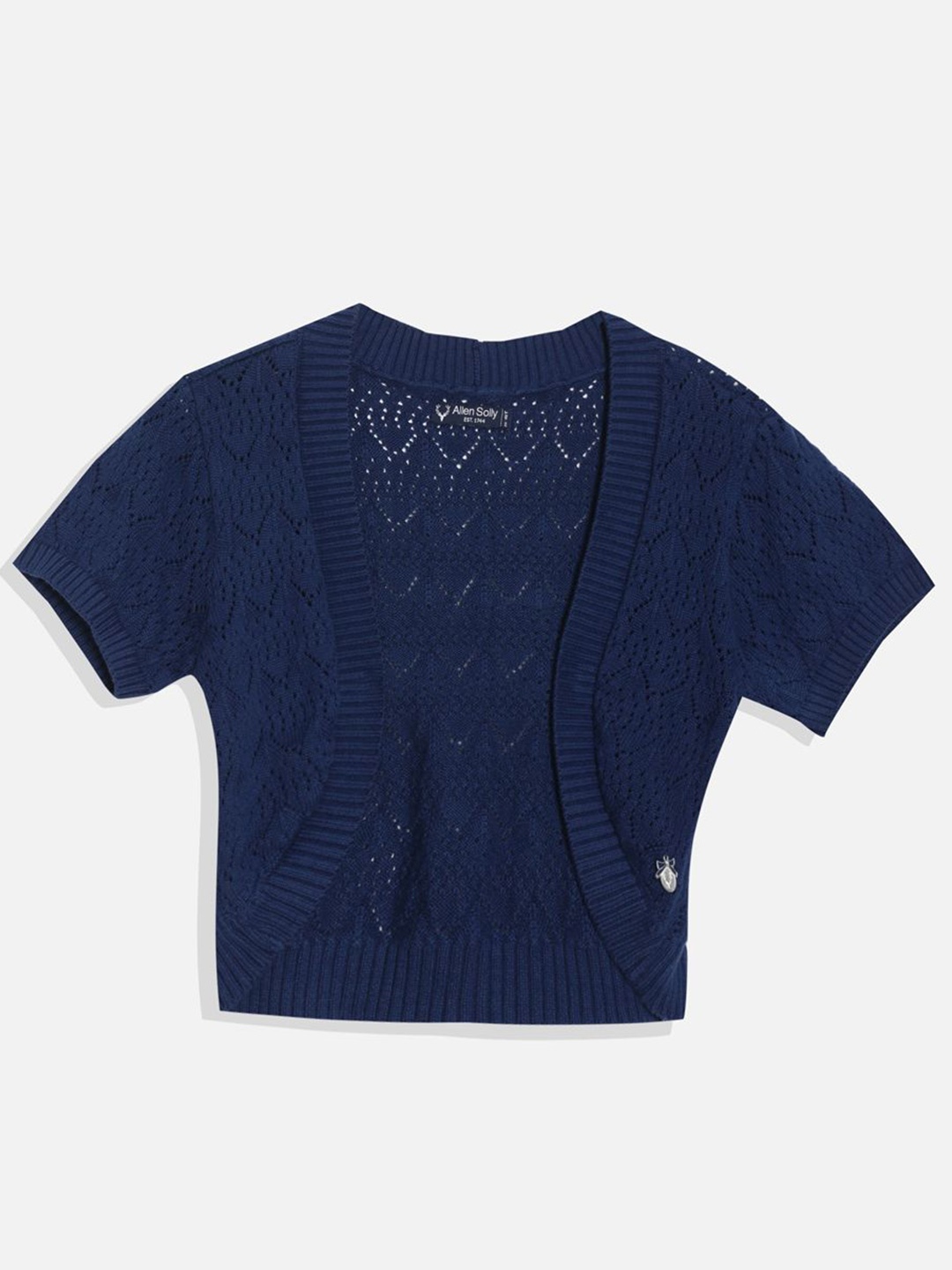 

Allen Solly Junior Girls Cable Knit, Navy blue