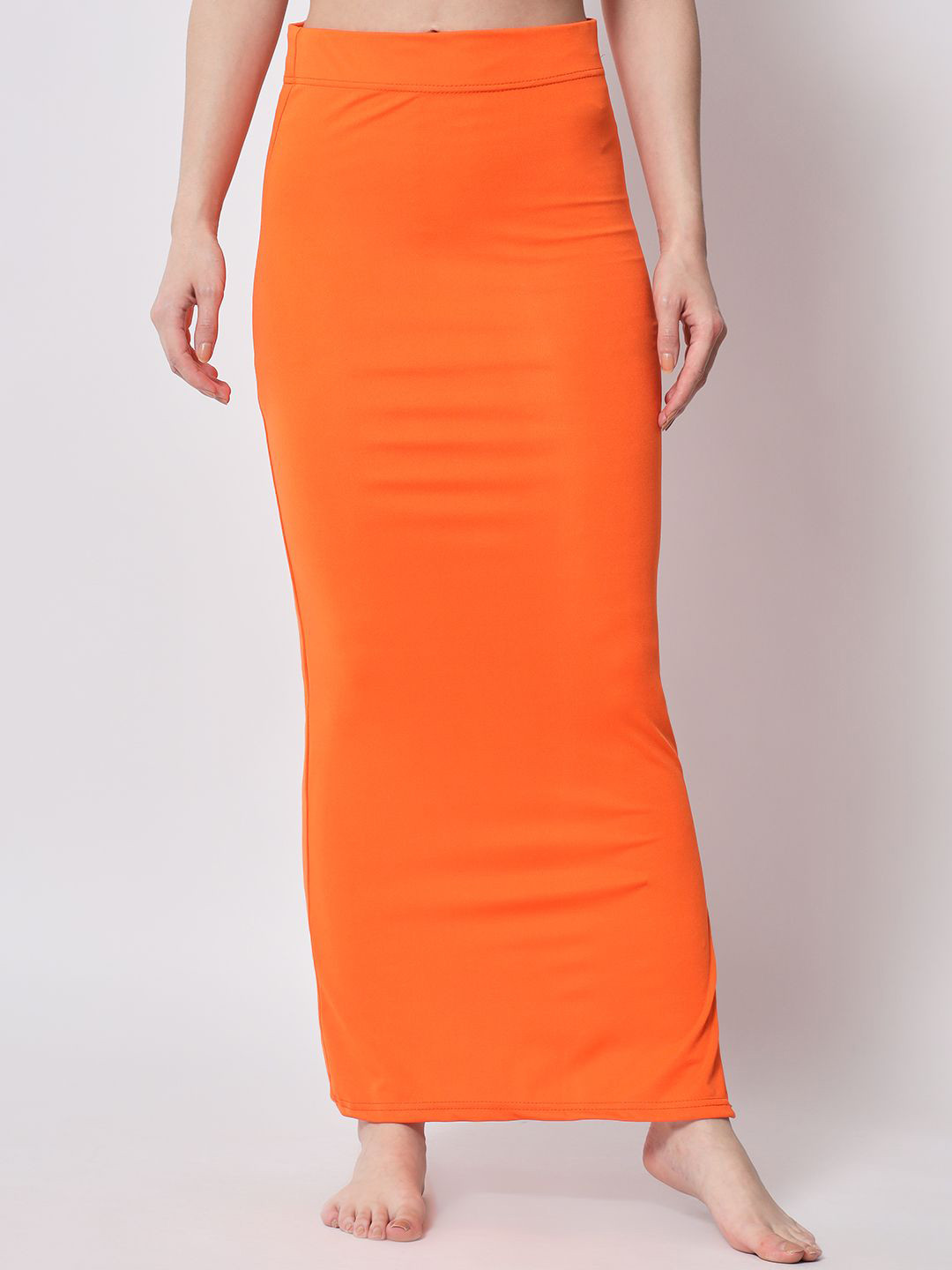 

SELETA Mermaid-Fit Stretchable Saree Shapewear, Orange