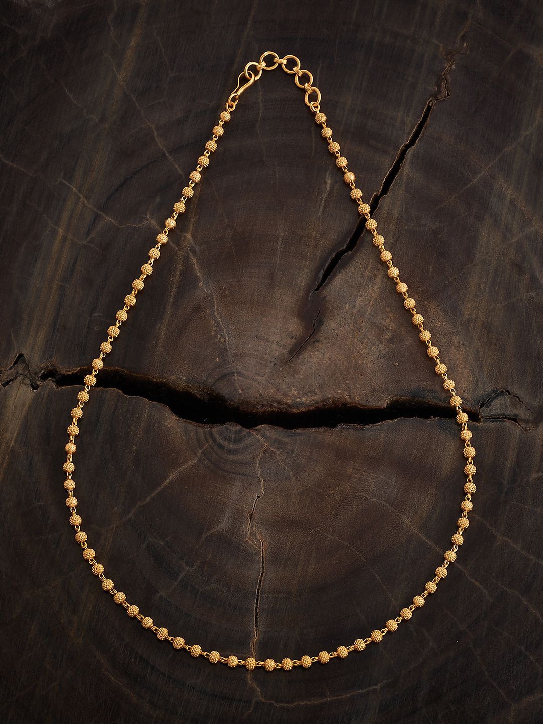 

Kushal's Fashion Jewellery Copper Gold-Plated Antique Chain