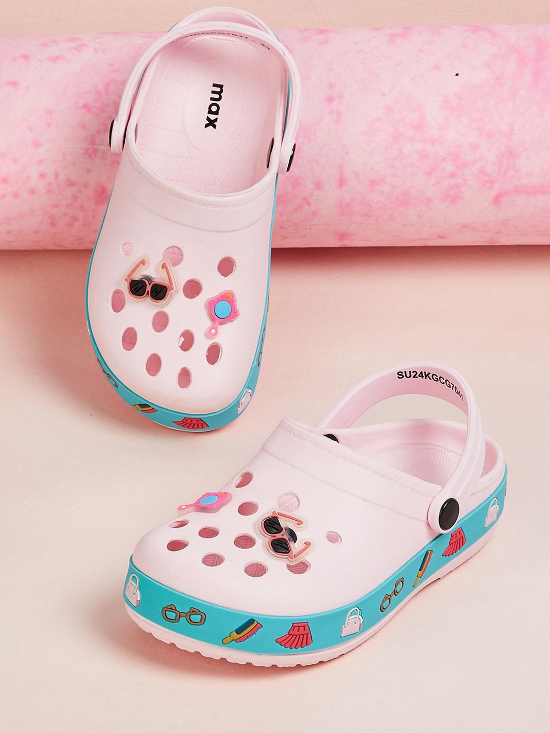 

max Girls Clogs, Pink