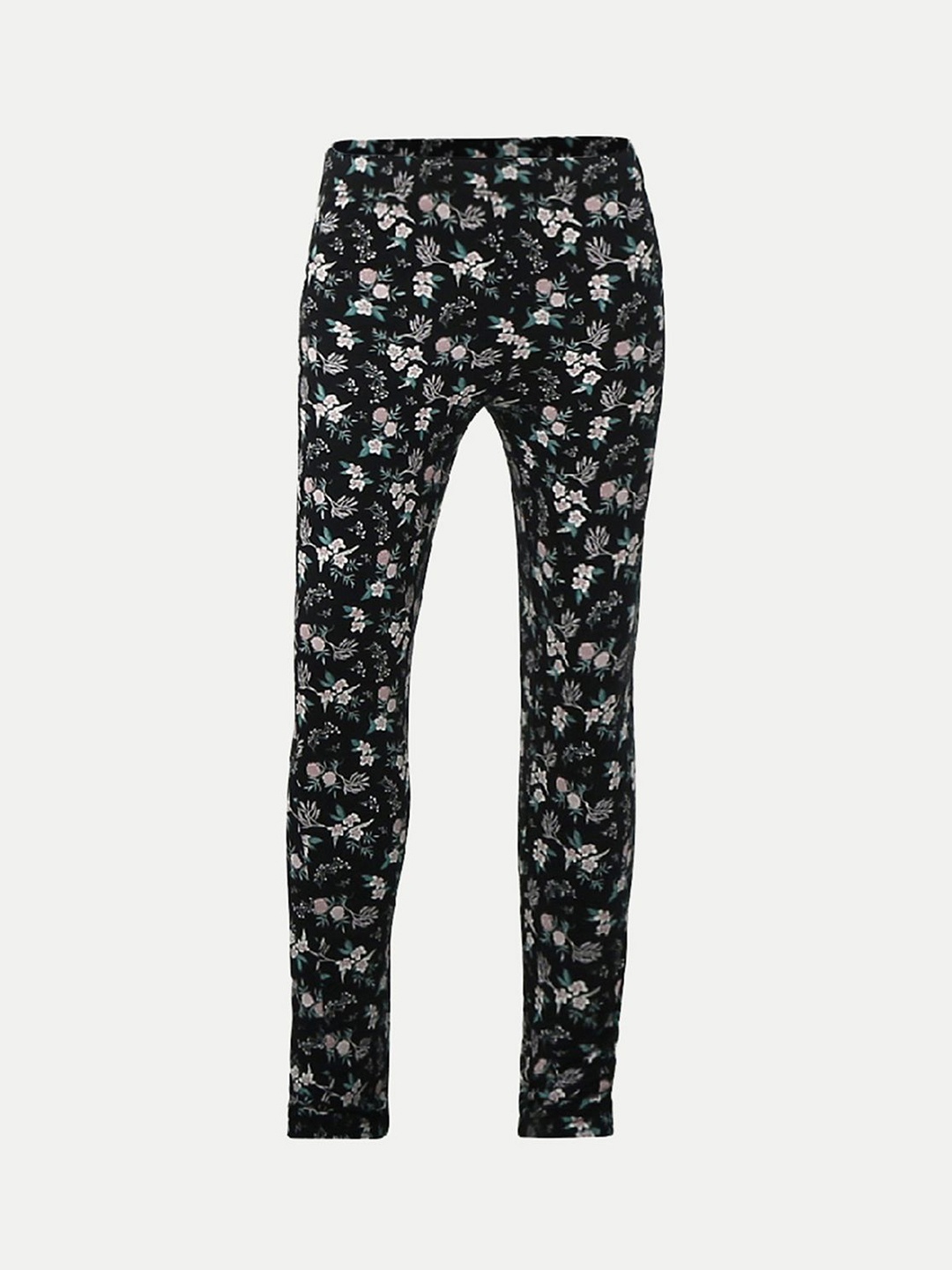 

BAESD Girls Floral Printed Original Trousers, Blue