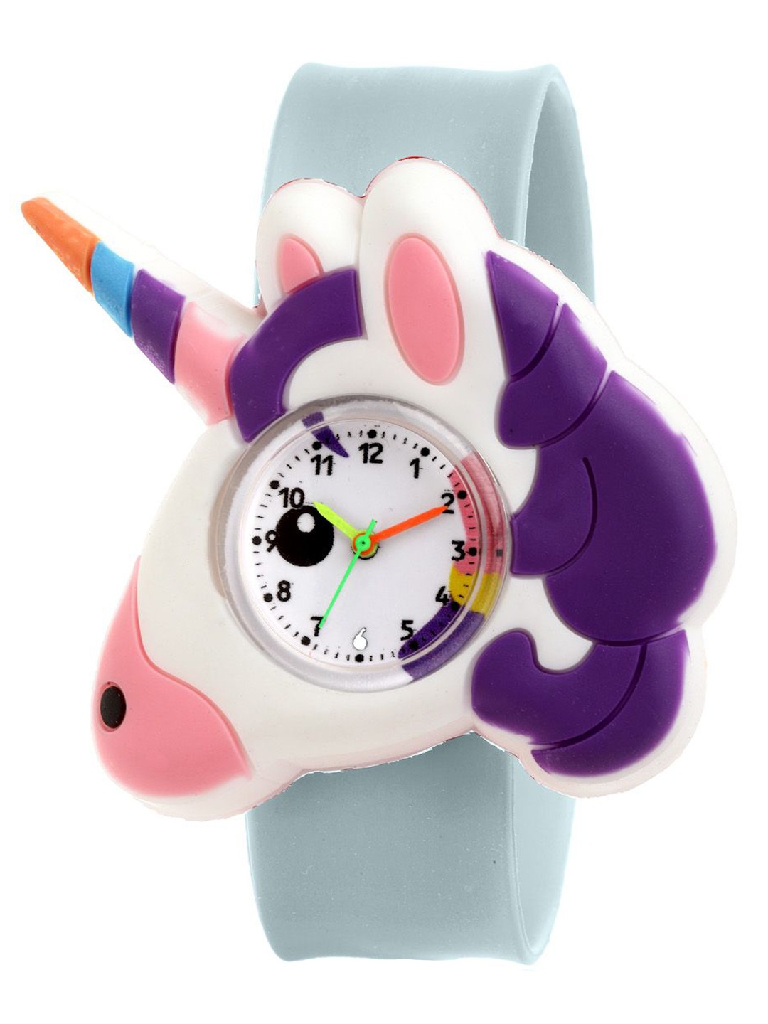 

Stoln Girls Unicorn Shaped Dial Blue Analog Watch, Grey
