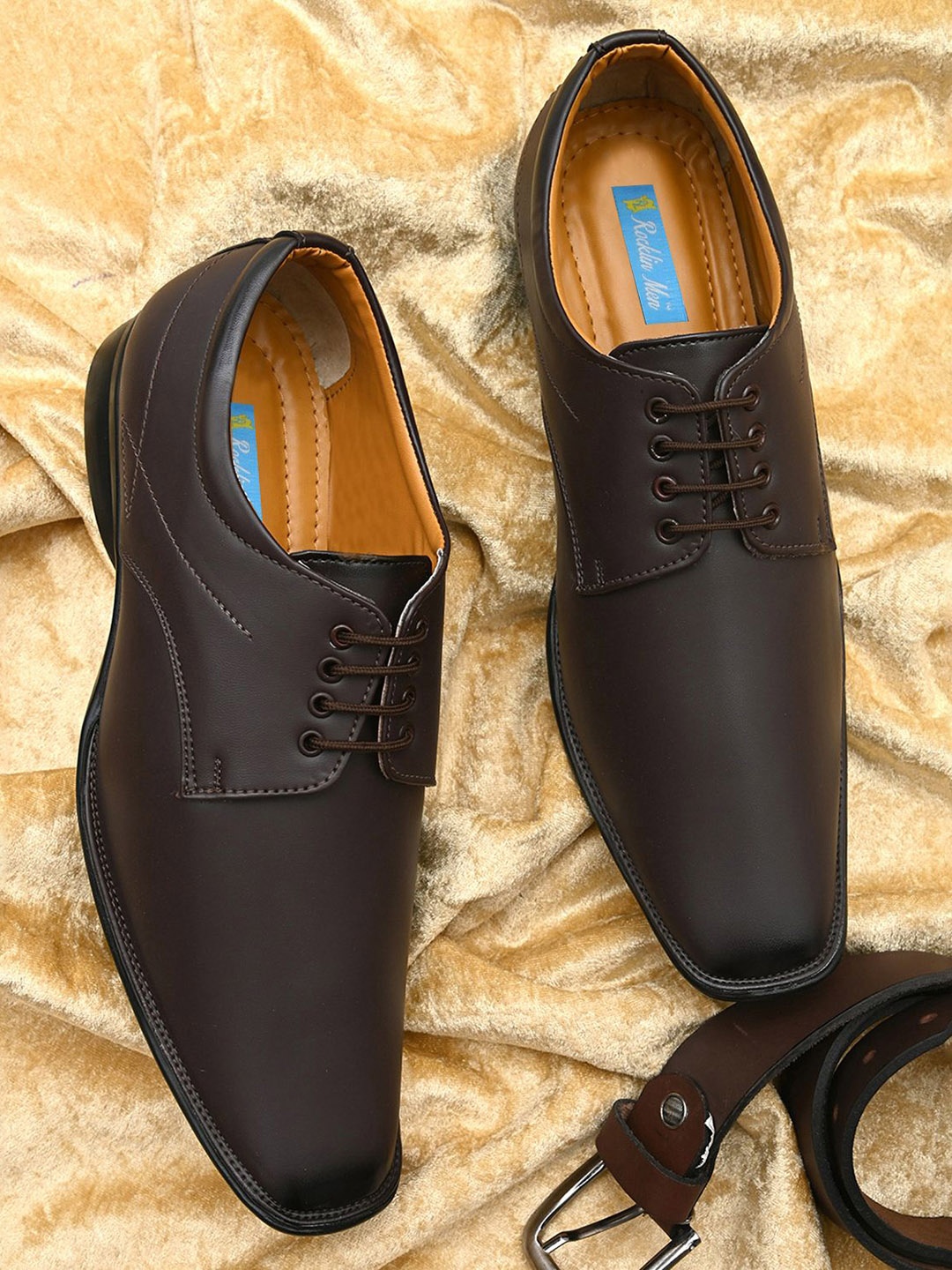 

RL Rocklin Men Formal Derbys, Brown