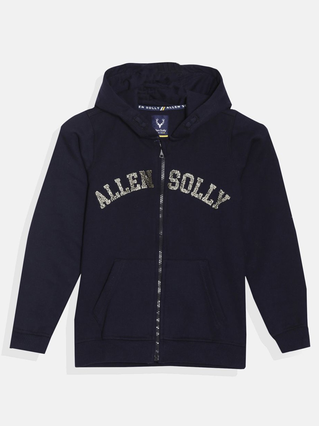 

Allen Solly Junior Girls Hooded Sweatshirt, Navy blue