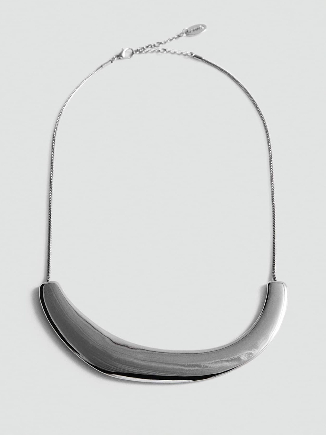 

MANGO Enamelled Necklace, Silver
