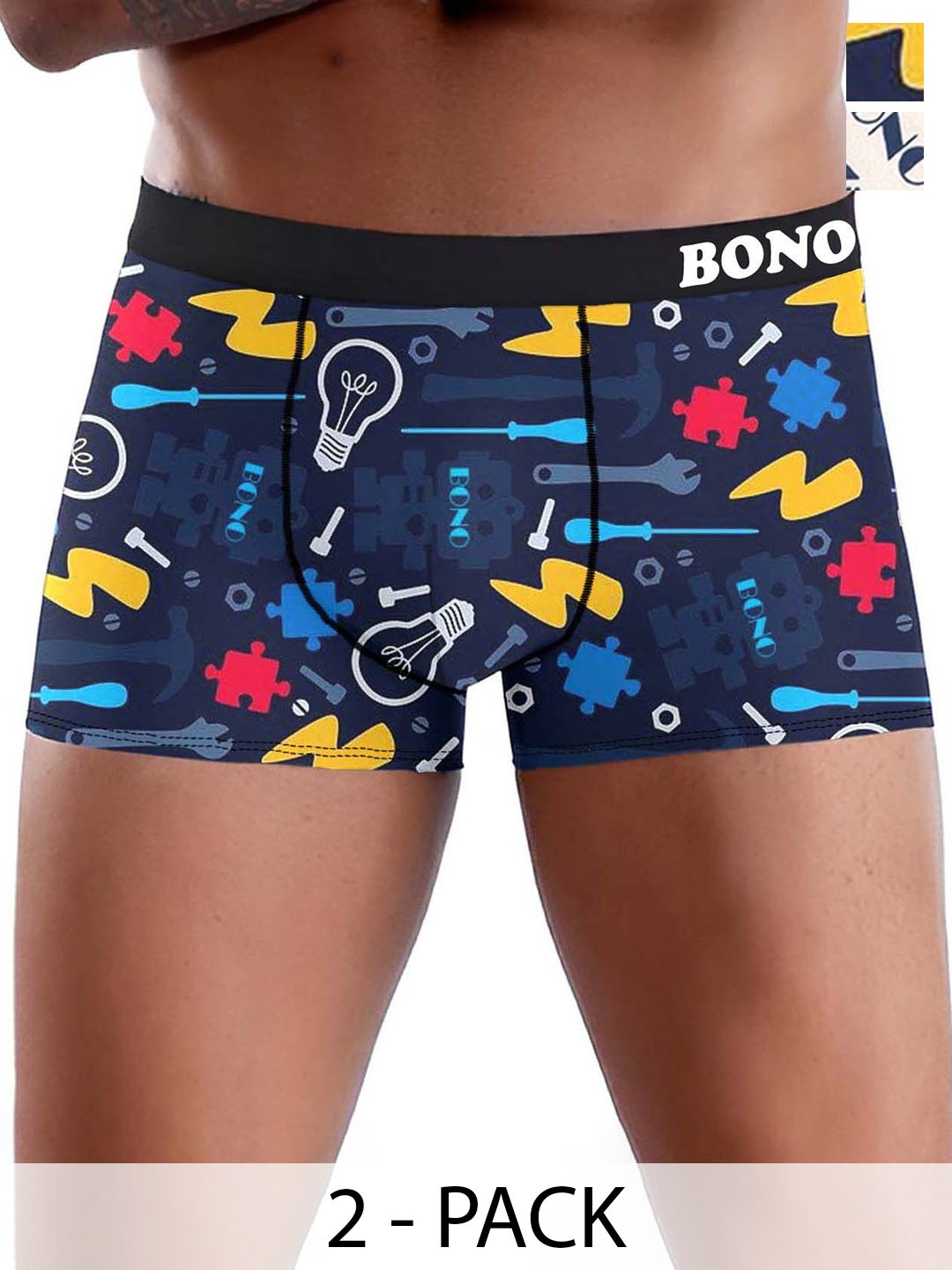 

DISPENSER Pack Of 2 Printed Short Trunks - V4-C1-C6-DG-Printed-M, Blue
